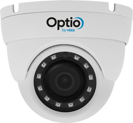 Camera set - DVR Recorder met 2 camera's - Compleet met kabels - Optio analoog 4 megapixel van Merkloos