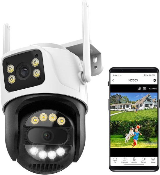 Camerabewaking - Beveiligingscamera Draadloos Buiten - Bewakingscamera - WiFi