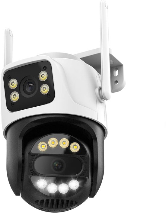 Camerabewaking - Beveiligingscamera Draadloos Buiten - Bewakingscamera - Wit