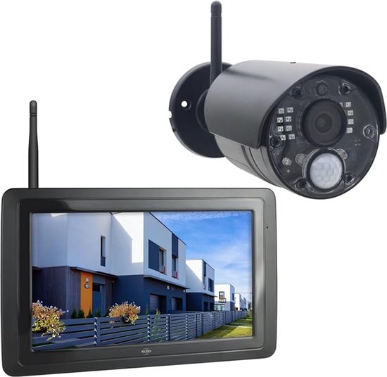 Camerabewaking Draadloos - Beveiligingscamera Draadloos Buiten - Camerabewaking Voor Buiten van Aoleca
