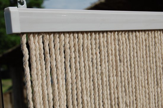 Casa Deurgordijn touw Toulon 3 - 100x230cm - beige van Casa