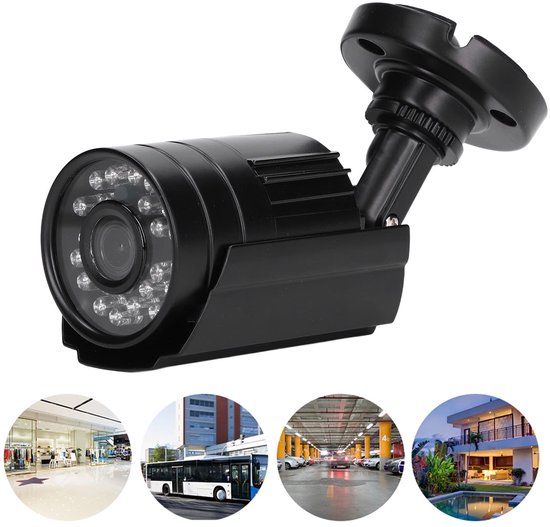 CCTV-camera buiten - analoog met infrarood nachtzicht - waterdicht voor beveiliging - geschikt voor villa en kantoor - ShopVlot