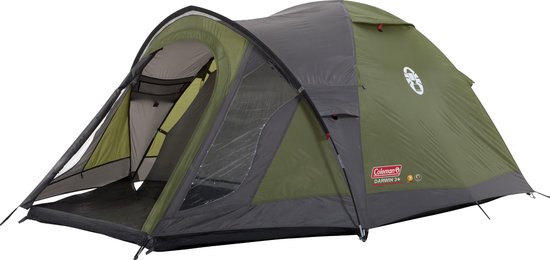 Coleman Darwin 3 Plus Koepeltent - tent 3 persoons - incl. draagtas - waterdichte tent - Groen van Coleman