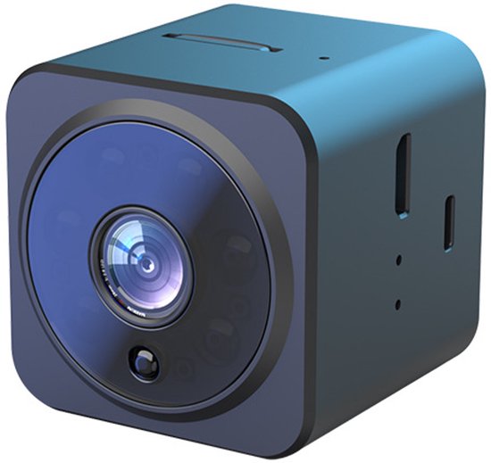 Crrynuo - Beveiligingscamera voor thuis - Wi-Fi HD Infrarood Nachtzicht - Kleine Kubus DV Spraakintercom van Crrynuo