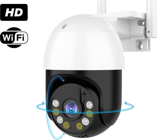 Currero Beveiligingscamera Draadloos Buiten - Security Camera - Wifi - Bewegingssensor - Nachtvisie van Merkloos