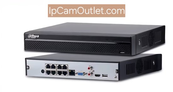 Dahua 4K NVR NVR2108HS-8P-4KS3 8POE NETWERKRECORDEER bewakingsrecorder beveiligingsrecorder ip camera van Dahua