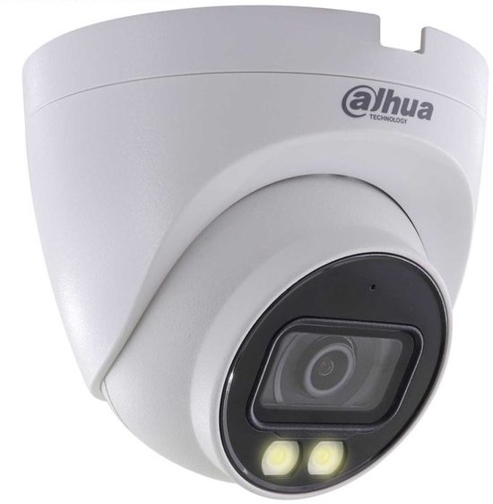 Dahua 4MP IP Camera DH-IPC-HDW2439TP-AS-LED-S2 Beveiligingscamera, full color buiten camera, slim detectie