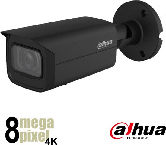 Dahua Beveiligingscamera - WizSense 4K IP Camera - Motorzoom - 60m Nachtzicht - Starlight - Slimme Bewegingsdetectie - Gezichtsherkenning - CMOS van Dahua