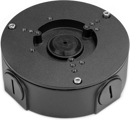 Dahua DH-PFA130-E-B Zwarte kabel montage doos voor dome cameras van max 11,2cm Met de Dahua PFA130-E Black junction box bevestigt u uw Dahua IP-camera aan de wand of aan het plafond. De aansluitkabels worden netjes weggewerkt in de junction box. van Dahua