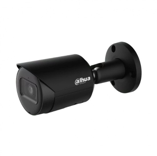 DAHUA HFW2441S-S-B - Zwart 4MP/20fps D/N IR WDR Bullet 2.8mm Lens van Merkloos