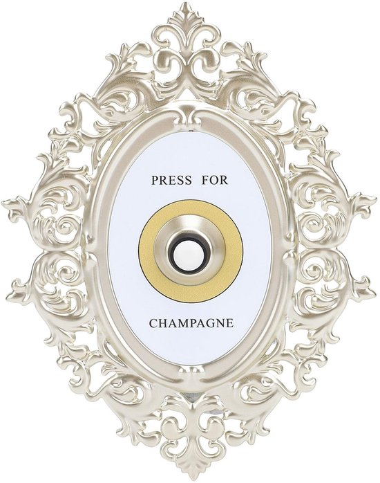 Dailygoods - Mini Champagne Deurbel met Retro Ontwerp voor Thuis