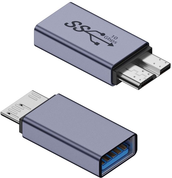 Dailygoods - USB A Vrouw naar Micro B Mannelijke Adapter voor Externe Harde Schijf