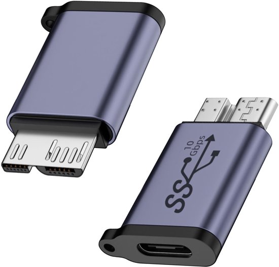 Dailygoods - USB C naar Micro B Mannelijke Adapter voor Externe Harde Schijf
