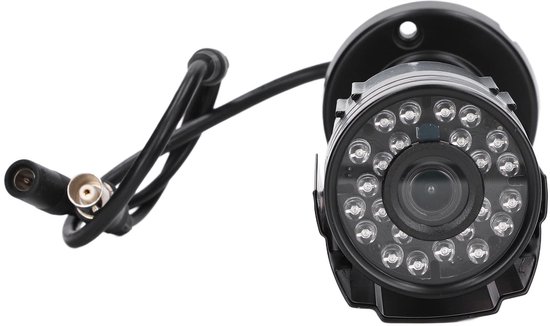 Dailygoody - Beveiligingscamera - Analoge camera - Infrarood Nachtzicht - Waterdicht - 1080 Pixels - Geschikt voor Binnen Buiten - Garage