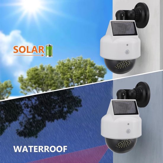 Dailygoody - Beveiligingscamera - Realistische Dummy Camera - Voor Binnen en Buiten - Veiligheid - Simulatiecamera - Bescherming - Tuin en Huis - Zwart