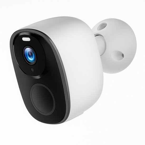 DBIT WiFi Beveiligingscamera 3MP – Draadloze Buiten IP Camera met Nachtzicht & Batterijvoeding
