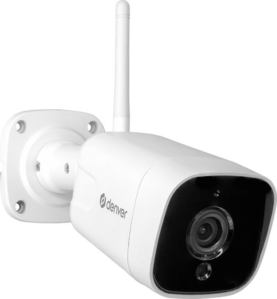 Denver Beveiligingscamera Buiten en Binnen - met Nachtzicht - Met WiFi & App - Full HD - Bewegingsdetectie - IOC241 van Denver