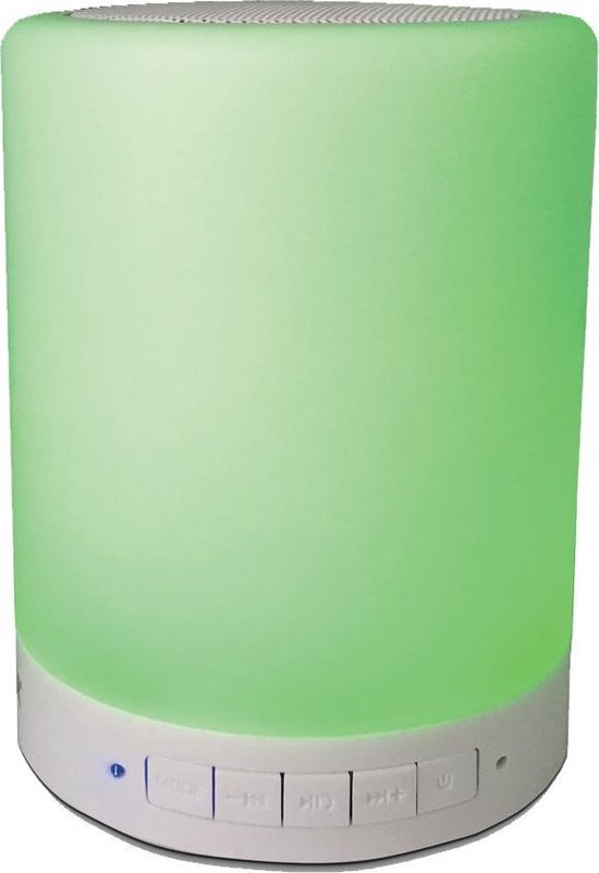 Denver BTL-30 - Bluetooth speaker met verlichting en radio - Wit van Denver