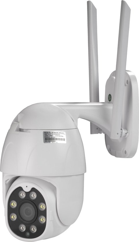 Denver IOC-221 - IP-beveiligingscamera - Werkt met TUYA - Buiten Dome camera - FULL HD van Merkloos