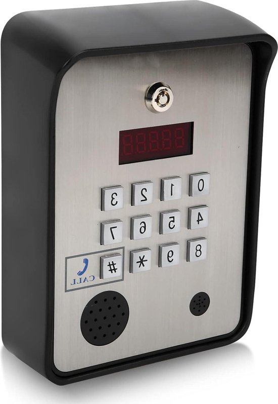 Deur Toegangscontrole Systeem Draadloze Intercom Waterdicht Afstandsbediening Toetsenbord - Ondersteuning 800 Gebruikers voor Appartement EU .