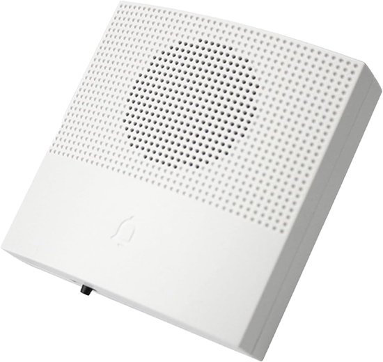 Deurbel - Bedrade Deurbel - 12V - 38 Verschillende Beltonen - Robuust ABS Ontwerp - Wandmontage - Helder Geluid - Eenvoudige Installatie - Geschikt voor Woning, Kantoor & Bedrijfspanden - Wit