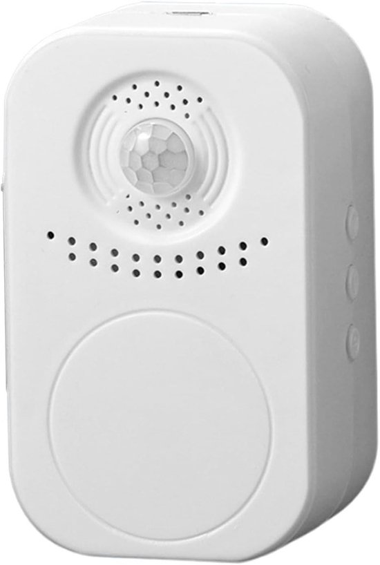 Deurbel Chime - Deur Alarm - Winkel Toegang - Intelligente Bewegingsdetectie - 9x5.7x4 cm - Oplaadbaar