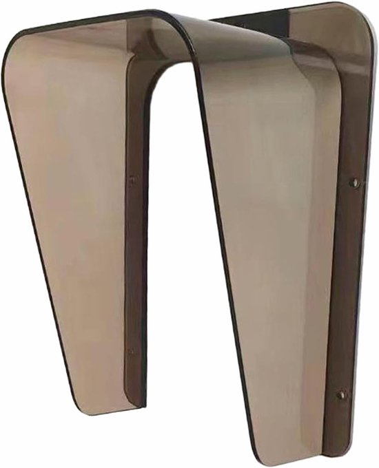 Deurbel Cover - deurbel hoes - deurbelhoes - deurbel kap - deurbel overkapping - deurbel bescherming - Deurbelhoes Weerbestendig - Regenhoes voor deurbel - Deurbel Waterdichte Hoes - 21.5*13*10cm - Bruin