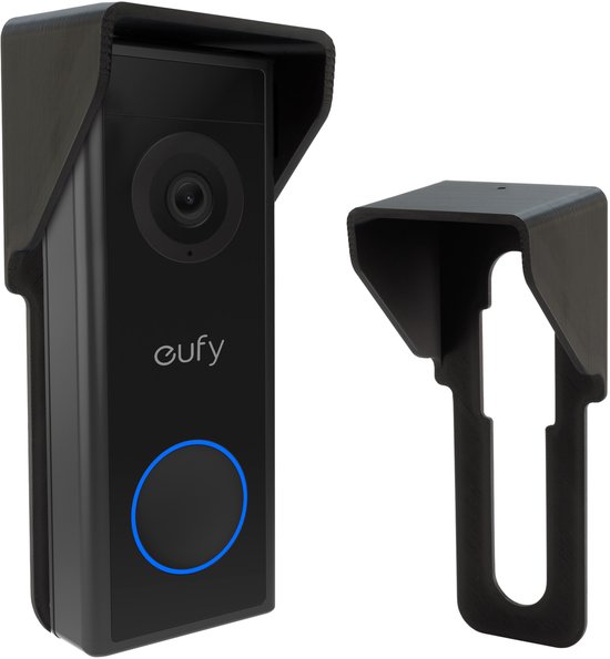 Deurbel cover geschikt voor Eufy C30 & C31 - Beschermt tegen regen en zonneschijn - Geschikt voor Eufy - Zonder extra gaten te boren