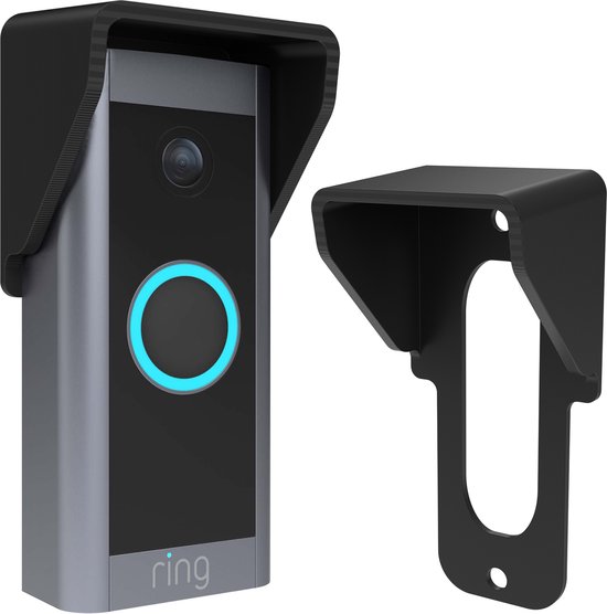 Deurbel cover geschikt voor Ring Wired - Beschermt tegen regen en zonneschijn - Geschikt voor Ring Wired - Zonder extra gaten te boren.