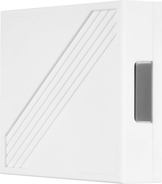 Deurbel Dubbele Klank - Gong Bel - Bezoekers Ontvangen - Mechanisch Geluid - 78 dB - Wit