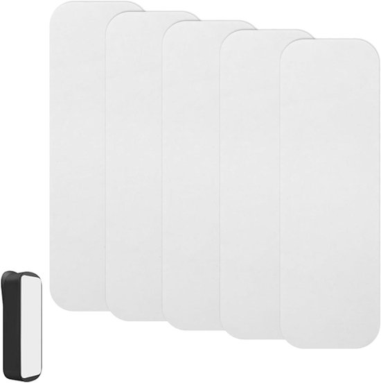 Deurbel Houder - Plak Pads - Slimme Deurbel - Montage Zonder Boren - 5 Stuks - Transparant