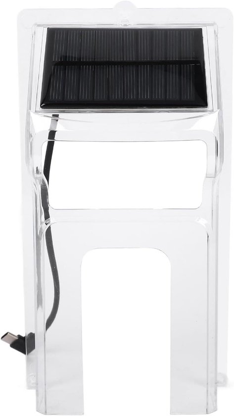 Deurbel Regenkap - Deurbel Beschermhoes - Deurbel Beschermen - Zonne-energie Opladend - 11.5 x 21.5 cm - Transparant