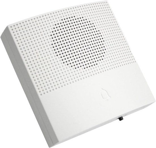Deurbel Ring - Alarm Bel - Bezoekers Melder - 38 Melodieën - 10.7 x 9.7 cm - Zwart