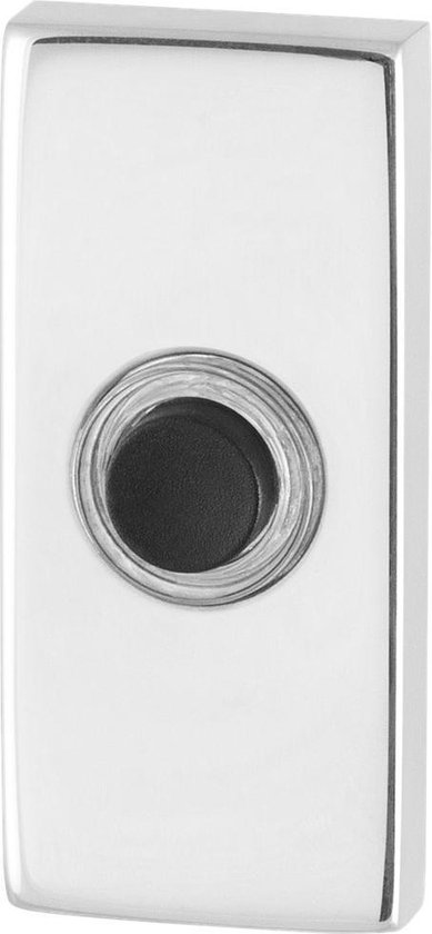 Deurbel - RVS gepolijst - RVS - GPF - GPF9826.41 rechthoekig 70x32x10 mm RVS gepolijst