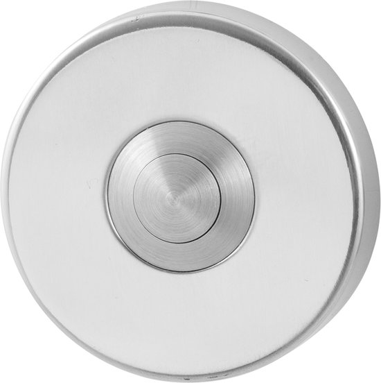 Deurbel - RVS gepolijst - RVS - GPF - RVS GPF9827.40 rond 50x8 mm RVS gepolijst