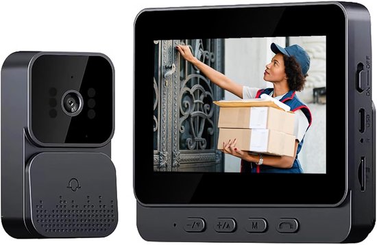 Deurbellen met Camera - Video Deurbel - Draadloos - Full HD - Oplaadbaar