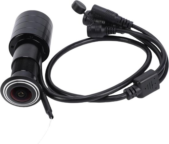 Deurcamera met AI - Spionnetje Camera - Slimme Beveiliging - Mens & Voertuig Detectie - 12x8x7 cm - Aluminium