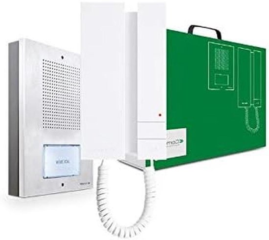 Deurintercom Set - Video Intercom Systeem - Veilige Toegang - Twee-Gezinshoofdtelefoon - Set van 2 - Wit