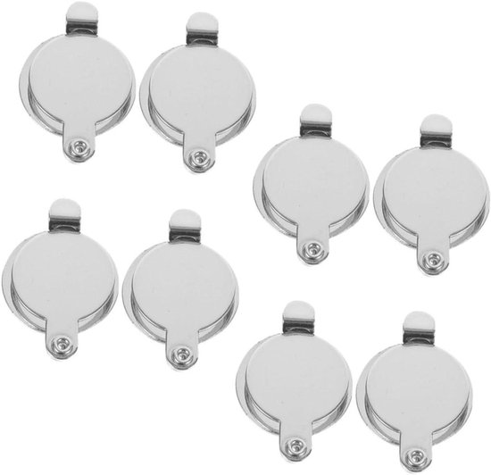 Deurspion Deksel - Kijkgat Cover Privacy - Inkijk Voorkomen - Sterk Koper Materiaal - 5.5 cm - Zilver