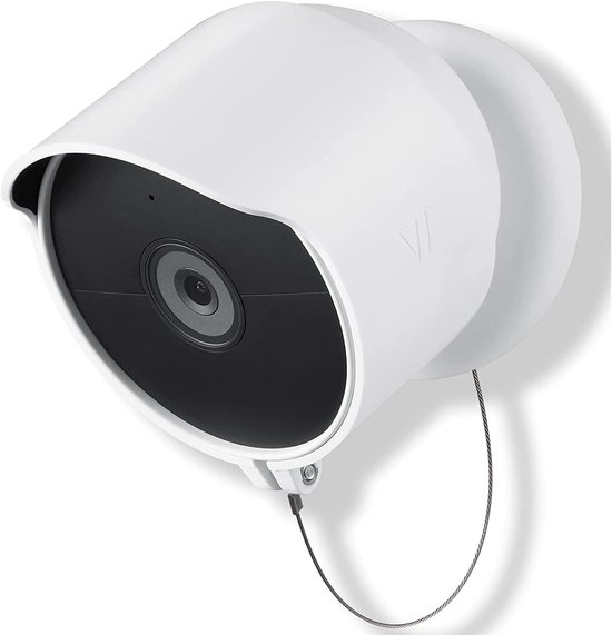Diefstalbeveiliging Camera - Camera Beveiliging - Nest Cam Beschermen - Anti-diefstal Anti-val - 9x9x7 cm - Wit van Merkloos