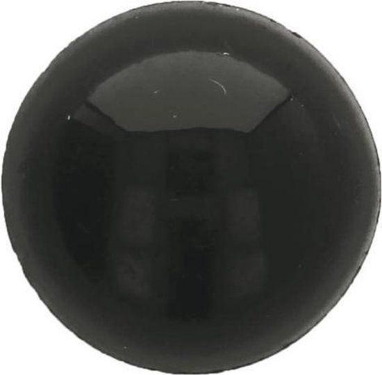 Dierenoogjes veiligheidsoogjes zwart per stuk 5MM van $