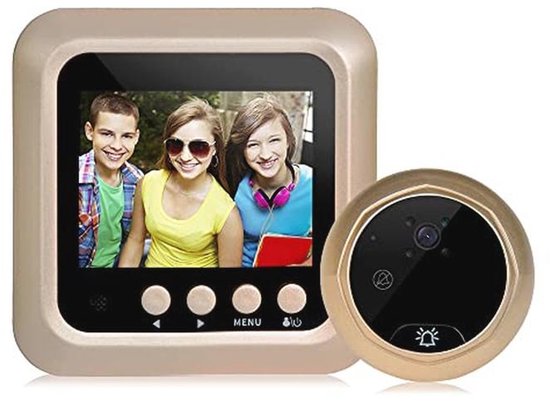 Digitale Deurspion Beveiligingscamera met Nachtzicht en Beweging Detectie van Merkloos