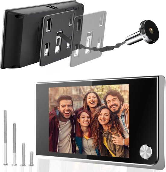 Digitale Deurspion Camera met 3.5 inch HD LCD Scherm en 120° Groothoek voor Deurbeveiliging