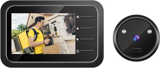 Digitale Deurspion met Camera, 2,4 Inch TFT-LCD Scherm en Nachtzicht van Merkloos