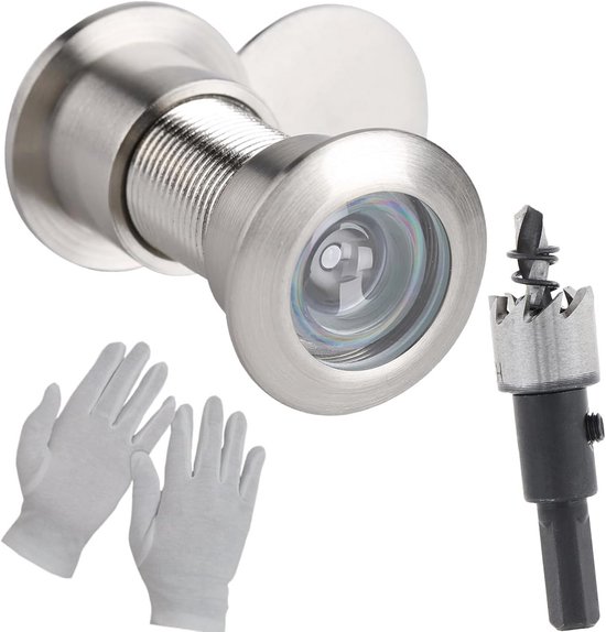 Digitale Deurspion met Eenvoudige Installatie en Gereedschap - Ideaal voor Thuis en Kantoor van Merkloos