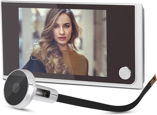 Digitale Deurspion – Slimme Videodeurbel – 3,5 Inch LCD Monitor – Deurkijker – 120 Graden Groothoek