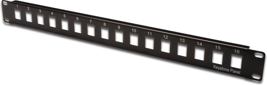Digitus DN-91400 patch paneel 1U van Merkloos