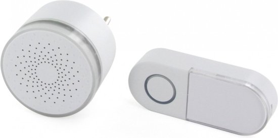 DiO deurbel - Draadloos - Plug-in - 38 melodieën - 150m van Merkloos