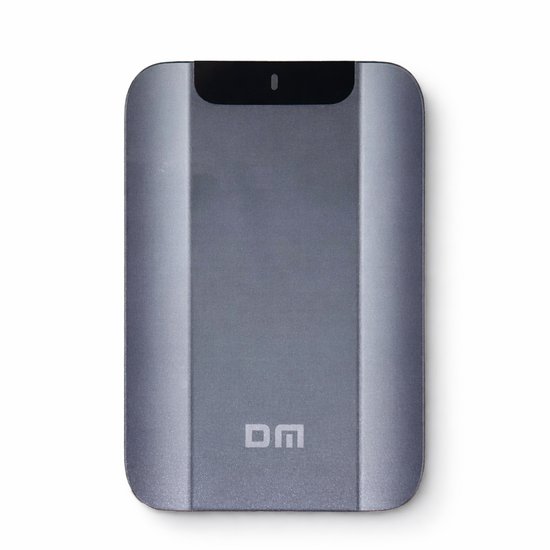 DM Externe harde schijf 500GB - Draagbare HDD - USB 3.2 - Metaal - Antraciet grijs van Merkloos