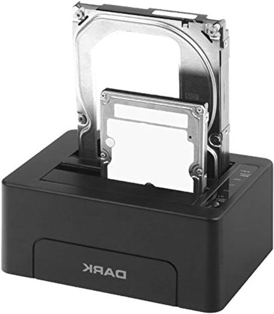 Docking Station - Schijf Kloner - Data Overzetten - Offline Klonen - 2.5/3.5 Inch - Zwart